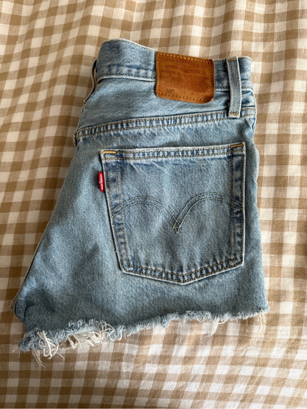 Levi's Women's Light Blue Denim Shorts